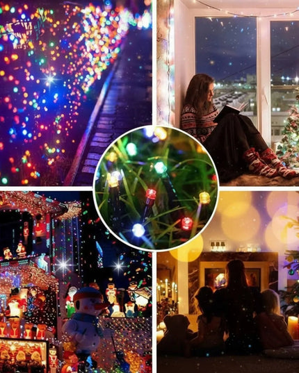 „Goliat“ 500 LED įvairiaspalvė girlianda eglutei, 40 m, 8 režimai, vidaus ir lauko naudojimui