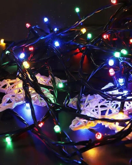 „Goliat“ 500 LED įvairiaspalvė girlianda eglutei, 40 m, 8 režimai, vidaus ir lauko naudojimui