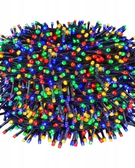 „Goliat“ 500 LED įvairiaspalvė girlianda eglutei, 40 m, 8 režimai, vidaus ir lauko naudojimui