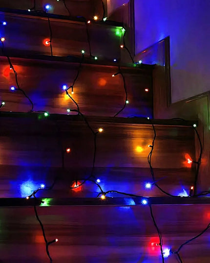 „Goliat“ 500 LED įvairiaspalvė girlianda eglutei, 40 m, 8 režimai, vidaus ir lauko naudojimui