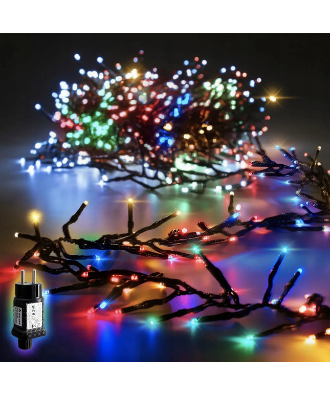 Tanki Kalėdų eglutės girlianda, 500 LED, 5 m, spalvota