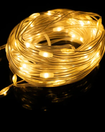 AKB-Poland LED kalėdinė girlianda, šilta balta šviesa, 300 LED, 30 m
