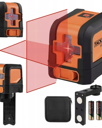 Kryžminis lazeris Lazerinis gulsčiukas 35m savaime susilyginantis su švytuoklės užraktu +dėklas