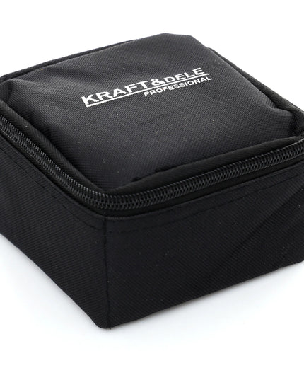 Kryžminis lazeris Kraft&Dele KD10307, savaime išsilyginantis, 15m, su dėklu ir laikikliu