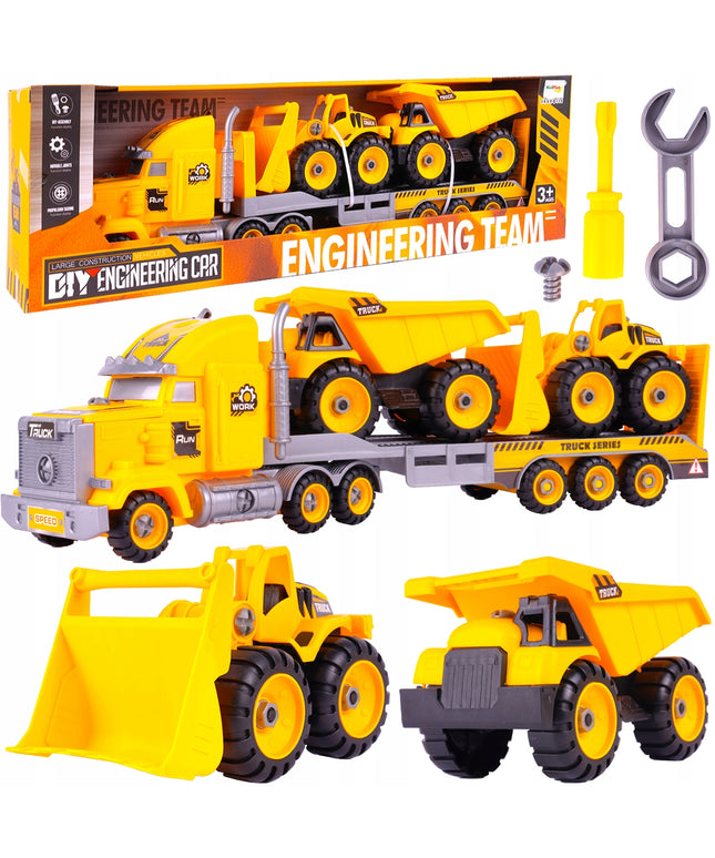 Transporto priemonės: Vilkikas, Sunkvežimis, Buldozeris, Savivartis - Konstruktorius, Montuojamas