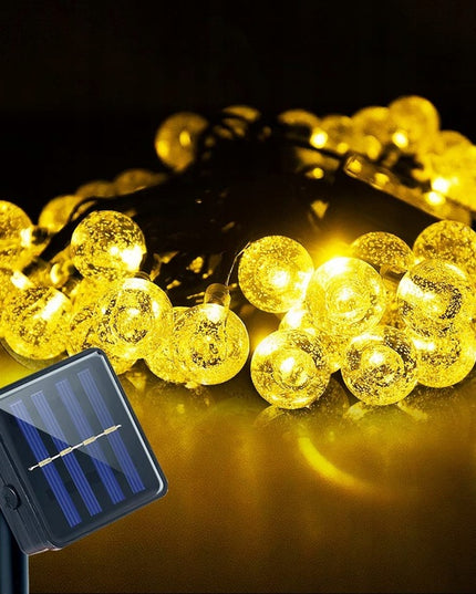 Lauko girlianda su saulės baterija 50 LED 5M