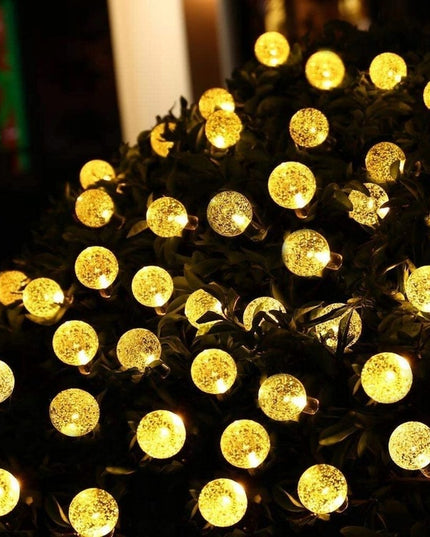 Lauko girlianda su saulės baterija 50 LED 5M