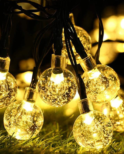 Lauko girlianda su saulės baterija 50 LED 5M