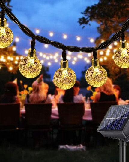 Lauko girlianda su saulės baterija 50 LED 5M