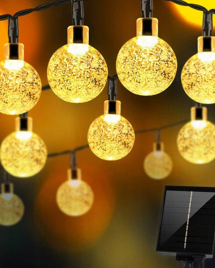 Lauko girlianda su saulės baterija 50 LED 5M