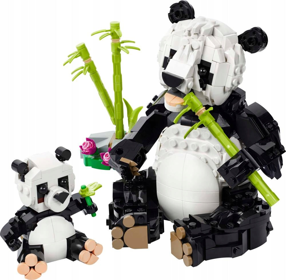 LEGO 31165 CREATOR Laukiniai gyvūnai: pandų šeima 3-in-1