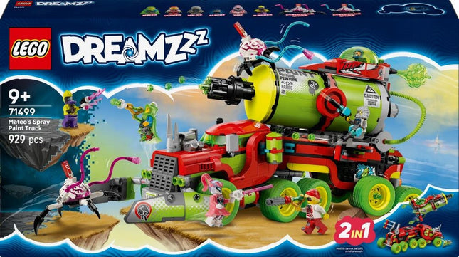 LEGO 71499 DREAMZzz Mateo purškiamasis sunkvežimis