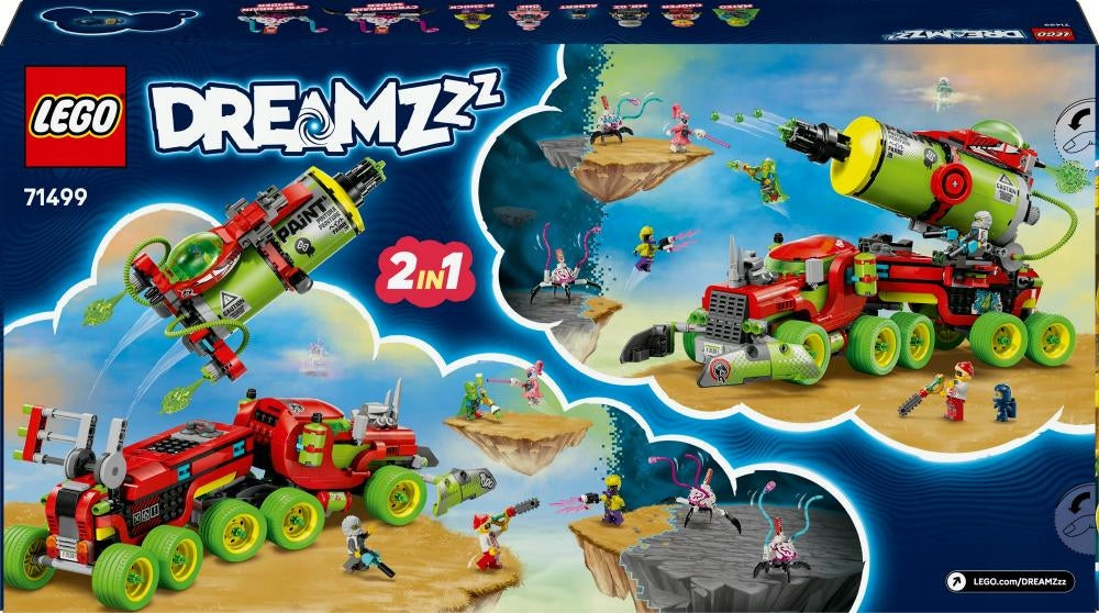 LEGO 71499 DREAMZzz Mateo purškiamasis sunkvežimis