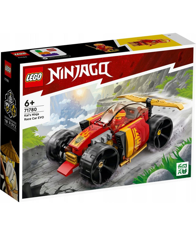 LEGO 71780 NINJAGO Kajo ninja lenktyninis automobilis