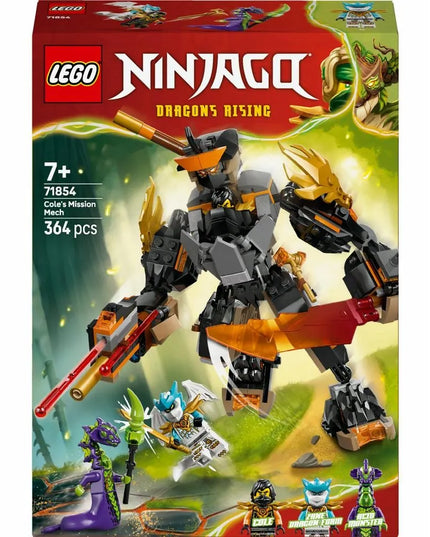 LEGO 71854 NINJAGO specialusis Cole ir Zane drakono šarvų mech