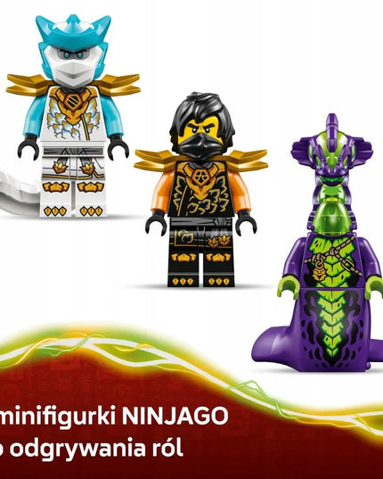 LEGO 71854 NINJAGO specialusis Cole ir Zane drakono šarvų mech