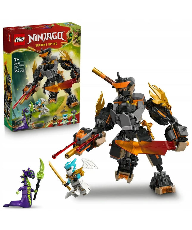 LEGO 71854 NINJAGO specialusis Cole ir Zane drakono šarvų mech
