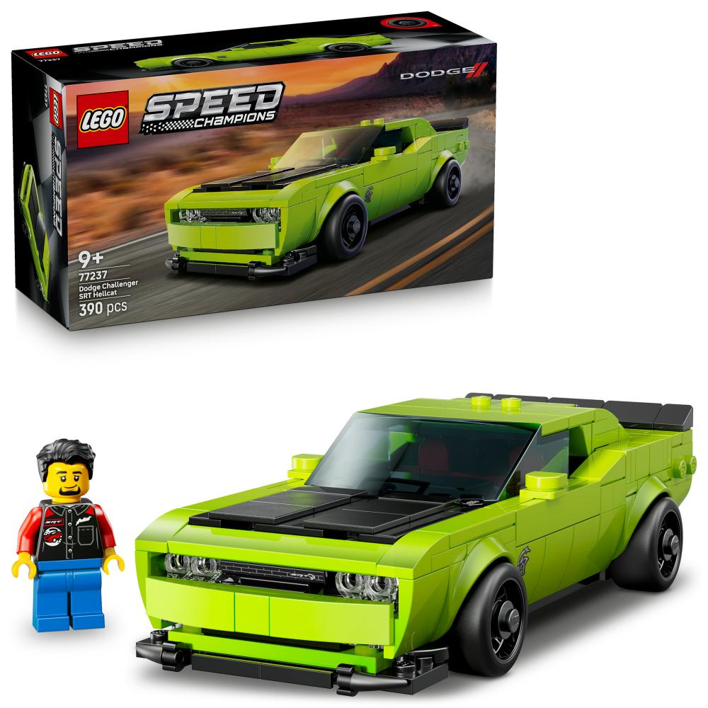 LEGO 77237 SPEED CHAMPIONS Sportinis automobilis Dodge Challenger SRT Hellcat
