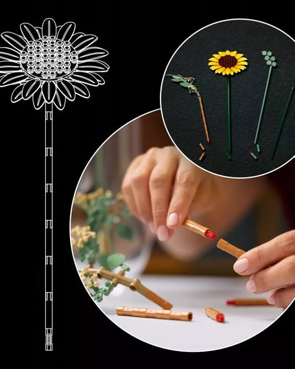 LEGO Botanicals 11502 Saulėgrąžų puokštė