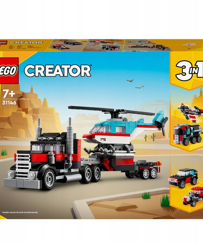 LEGO CREATOR Sunkvežimis ir sraigtasparnis 3 viename 31146