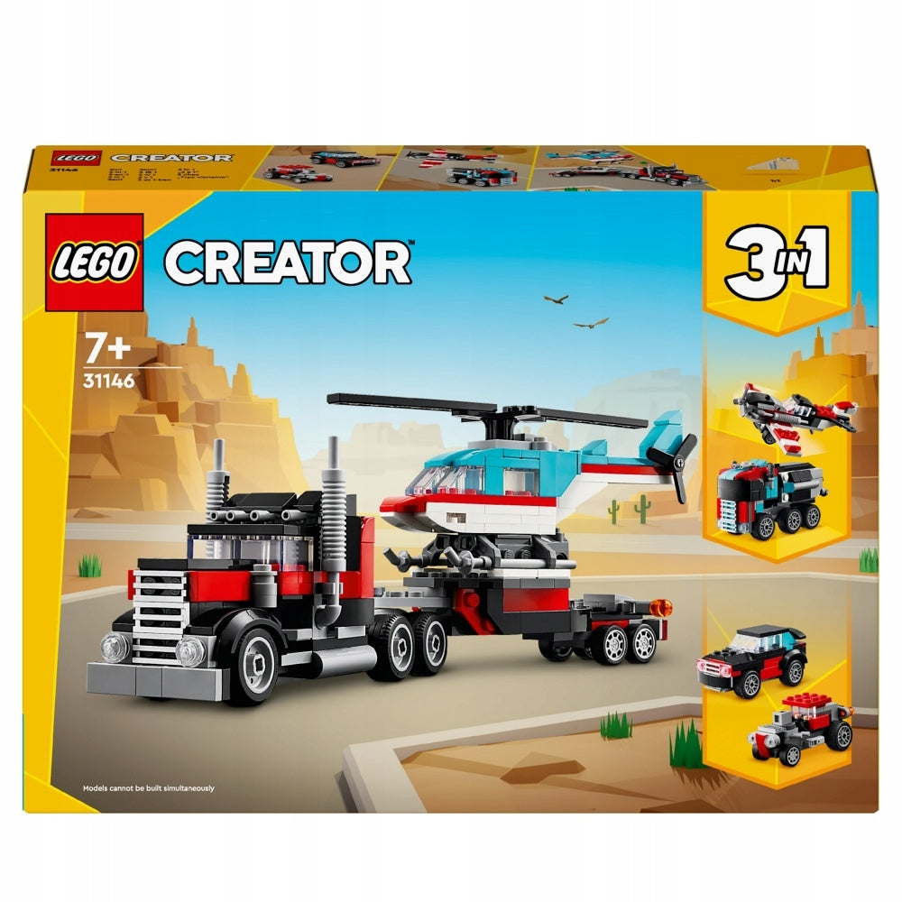 LEGO CREATOR Sunkvežimis ir sraigtasparnis 3 viename 31146
