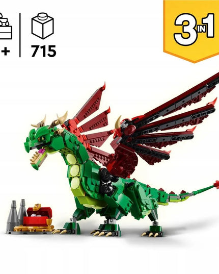 LEGO CREATOR Viduramžių drakonas 31161
