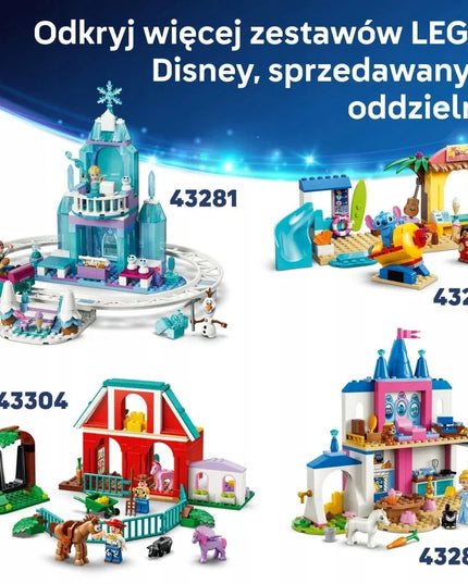 LEGO Disney Princess Kaimo namelis ir valtis 43282