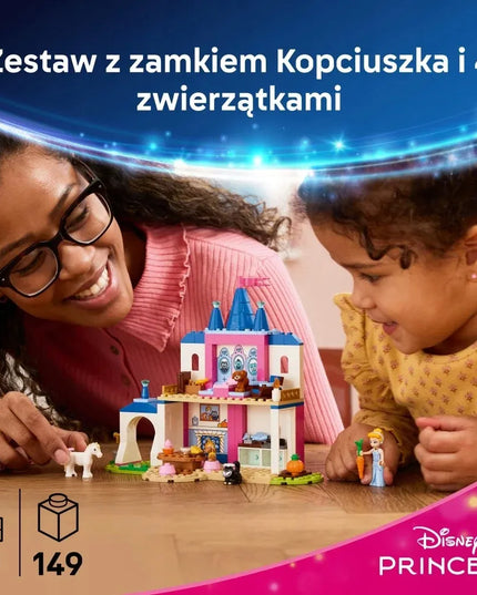 LEGO Disney Princess Pelenės ir jos gyvūnų bičiulių pilis 43283