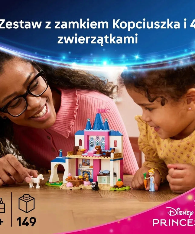 LEGO Disney Princess Pelenės ir jos gyvūnų bičiulių pilis 43283
