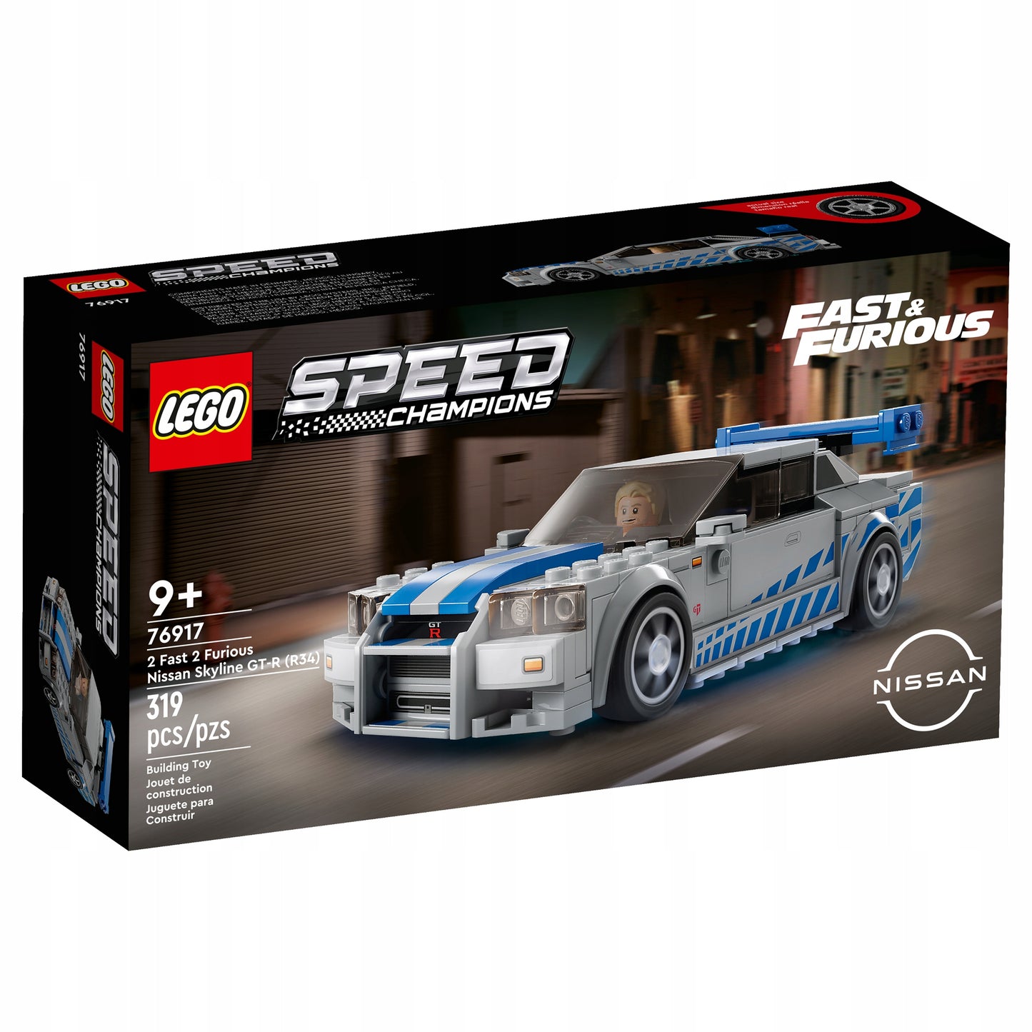 LEGO Speed Champions 76917 Nissan Skyline GT-R iš filmo Greiti ir įsiutę