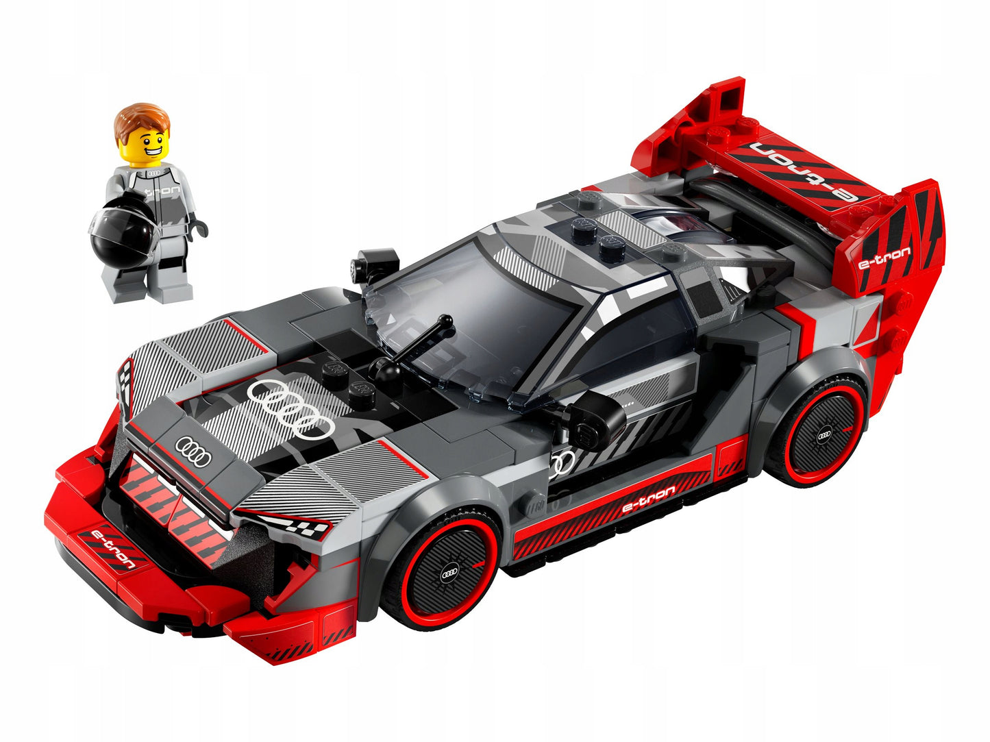 LEGO Speed Champions 76921 Lenktyninis Audi S1 E-tron Quattro automobilis