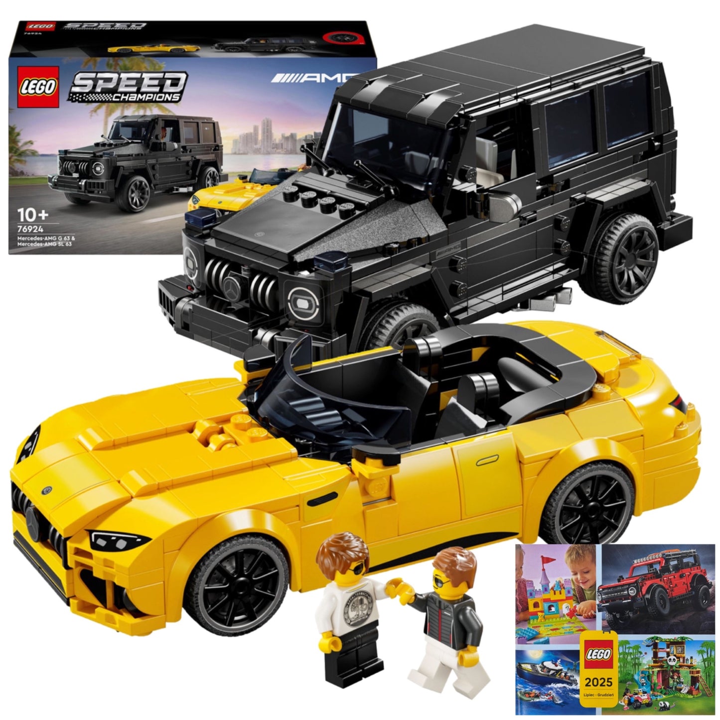 LEGO Speed Champions 76924 Mercedes-AMG G 63 ir Mercedes-AMG SL 63