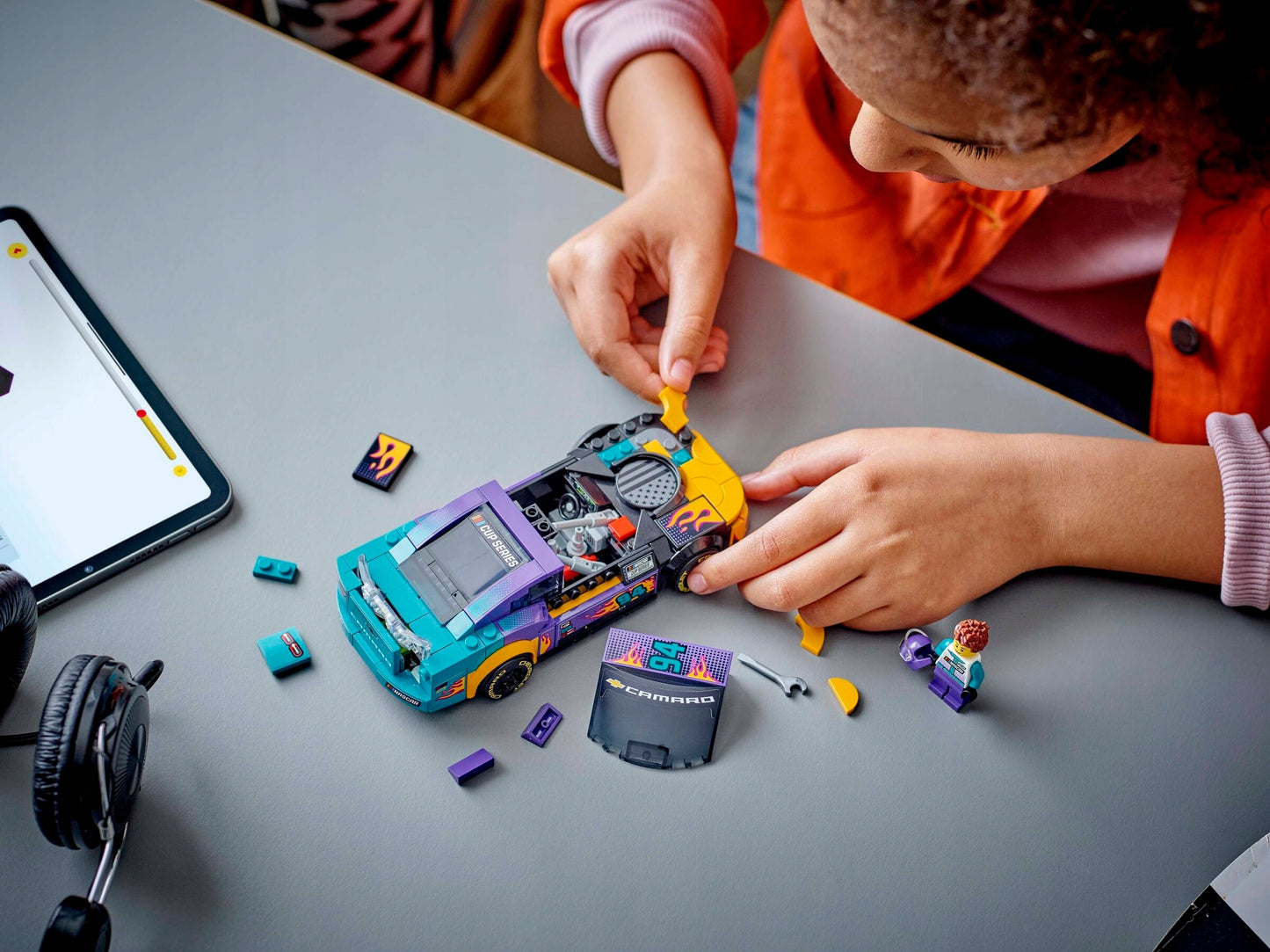 LEGO Speed Champions 76935 NASCAR Chevrolet Camaro ZL1 Lenktyninis automobilis