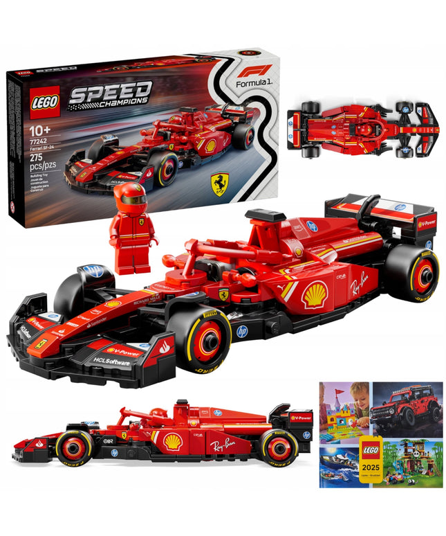 LEGO Speed Champions 77242 F1 bolidas Ferrari SF-24