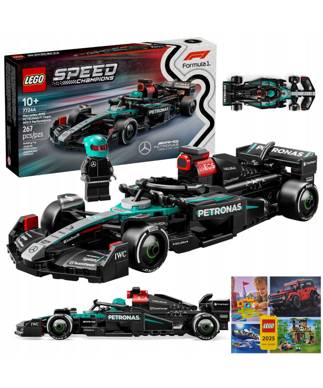 LEGO Speed Champions 77244 Mercedes-AMG W15 F1 bolidas Formulė 1 lenktyninis automobilis