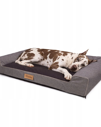 DOGESTE XXL vandeniui atsparus guolis-sofa dideliam šuniui, 118 × 78 cm, su nuimamu užvalkalu ir personalizavimo galimybe