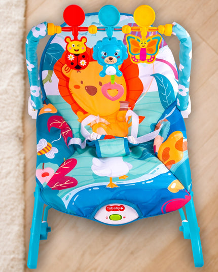 Kūdikio supamas gultukas-čiužinukas, vibruojanti kėdutė, diržai, LEW