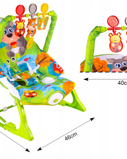 Kūdikio gultukas-supynėlė, kėdutė, vibruojanti sėdynėlė su barškučiais