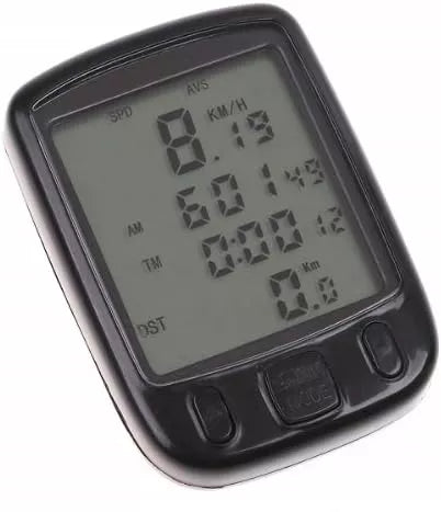 Laidinis dviračio kompiuteris LCD, 27 funkcijos, spidometras, IP68