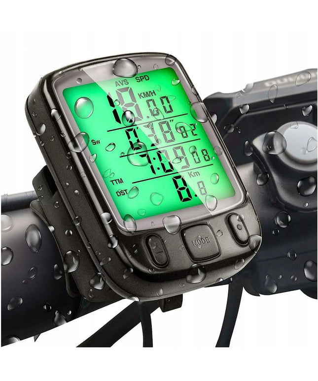 LAZYhome 563A laidinis dviračio kompiuteris su 27 funkcijomis ir LCD ekranu