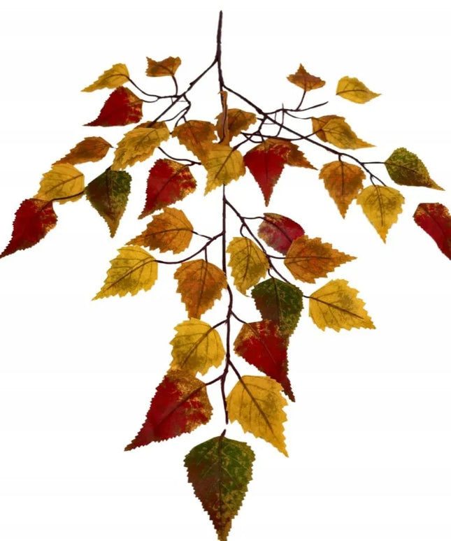 Rudens beržo lapas 60 cm dirbtinis beržas
