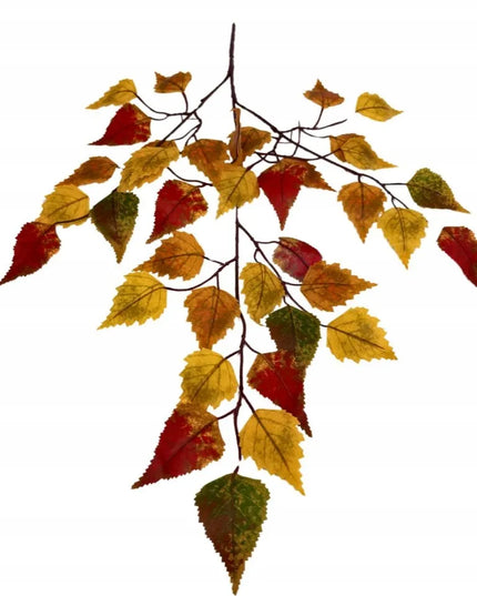 Rudens beržo lapas 60 cm dirbtinis beržas