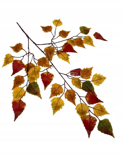 Rudens beržo lapas 60 cm dirbtinis beržas