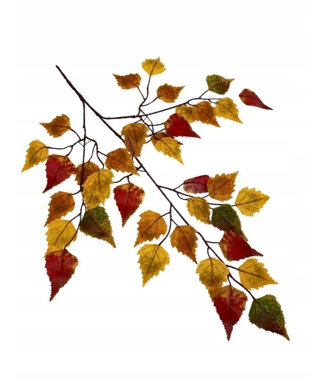 Rudens beržo lapas 60 cm dirbtinis beržas