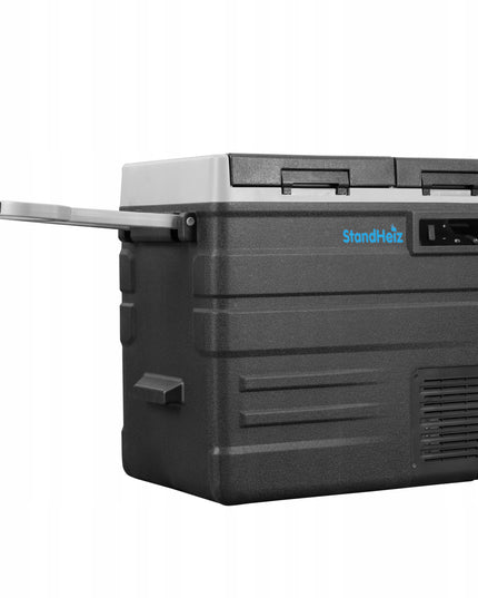 Turistinis kompresorinis šaldytuvas 60L kemperiui, dviejų kamerų, 12-230V