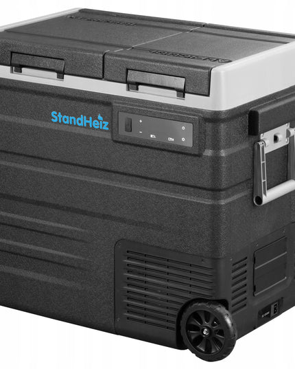 Kompresorinis 60 L turistinis šaldytuvas, dviejų kamerų, kemperinis, 12-230V StandHeiz