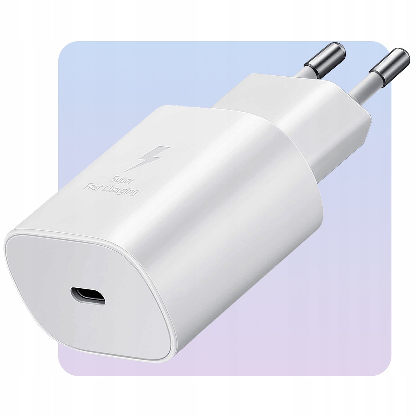 Įkroviklis Samsung 25W (Greitas, Originalus, USB C) + USB C į USB C laidas