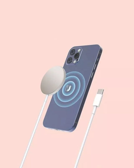 Indukcinis magnetinis įkroviklis MagSafe,  greitas 15W Qi