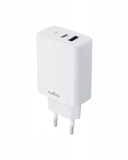 2in1 USB-C USB sieninis įkroviklis, greitas 20W PD QC 3.0 įkroviklis telefonui