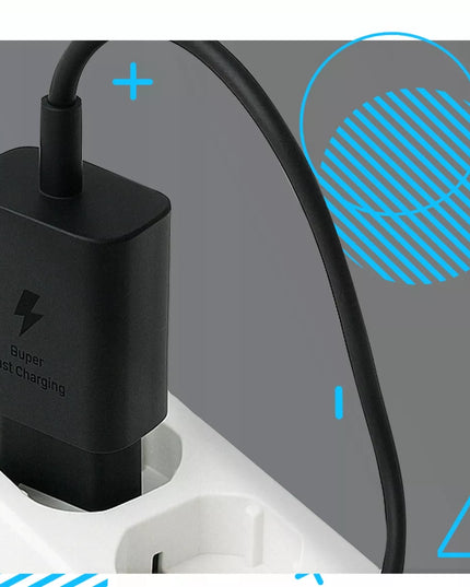 Spartusis sieninis USB-C 45W PD įkroviklis + USB-C į USB-C 3.0 2.4A 1m laidas